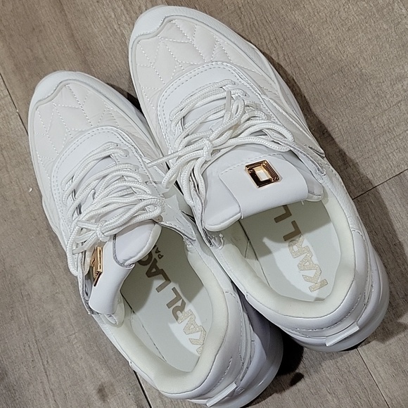 Karl Lagerfeld Paris white sneaker - Picture 2 of 6